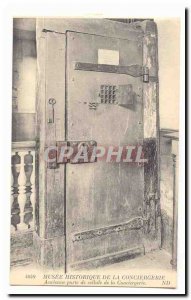 Paris (1) Old Postcard concierge historic Old Museum concierge cell door