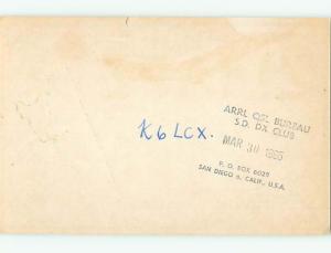 1965 vintage QSL CB HAM RADIO CARD Titirangi - Auckland NEW ZEALAND s0372