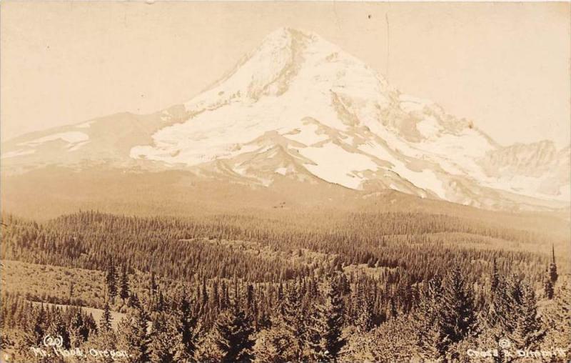 Oregon  Mt. Hood   real photo postcard