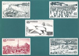 Booklet Of Stamps Issued On 2 March 1973, Swedish Directorate Of Posts  