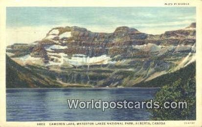 Waterton Lakes National Park Alberta Canada Postal Used Unknown 