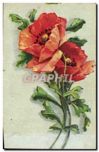 Old Postcard Fantasy Flowers