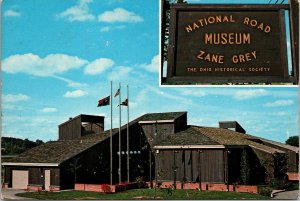 Zane Grey Museum Zanesville & Cambridge Ohio Postcard