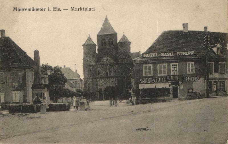 CPA AK MAURSMÜNSTER I.Els. - Markplatz (170654)