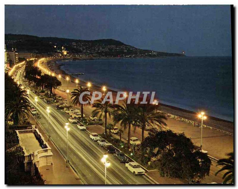 Postcard Modern Nice Cote D & # 39Azur French Riviera The Promenade des Anglais