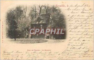 Postcard Old Versailles Trianon Le Boudoir Park (map 1900)