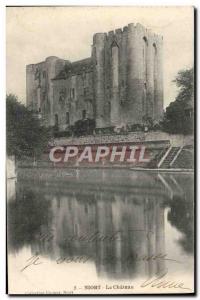 Old Postcard Niort Le Chateau