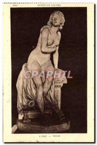 Old Postcard Musee De Louvre Pajou Psyche