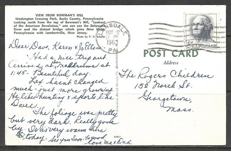 Pennsylvania - View From Bowman's Hill - [PA-076]