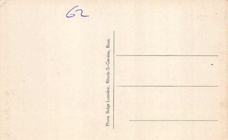 Belgium Spa Place Royale Restaurant vintage postcard