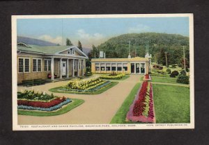MA Restaurant Dance Pavilion Mountain Pk Holyoke Massachusetts Postcard Phostint
