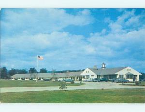 Unused Pre-1980 OLD CARS & WINDING BROOK LODGE MOTEL Keene NH u3615