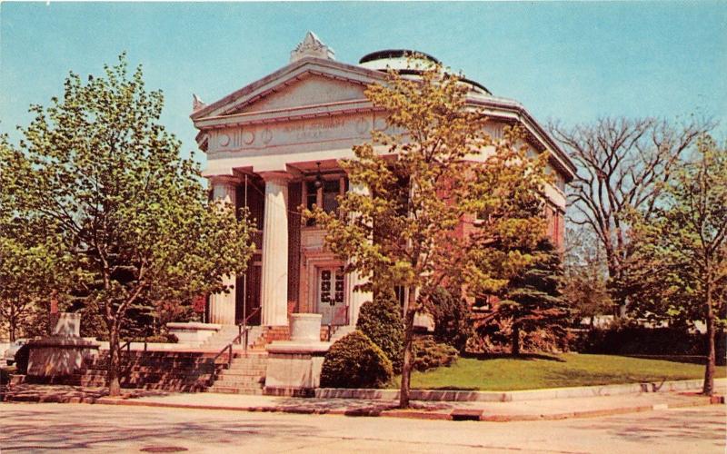 Sag Harbor Long Island New York~John Jermain Memorial Library~1950s Postcard