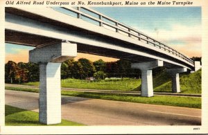 Maine Turnpike Old Alfred Road Underpass At North Kennebunkport