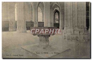 Brou Church Old Postcard the clam