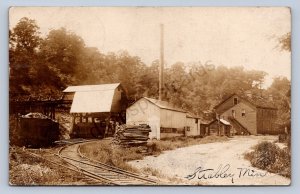J87/ Salineville Ohio RPPC Postcard c1910 Strabley Coal Mine Operation 754