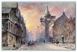 c1910 Canongate Tollbooth Edinburgh Scotland Oilette Tuck Art Postcard