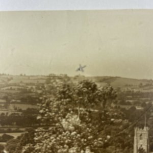 c1930s RPPC Vale Cathedral Whitchurch Canonicorum England Dorset UK Postcard 