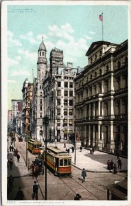 Chestnut Street Philadelphia Pennsylvania Vintage Postcard C210