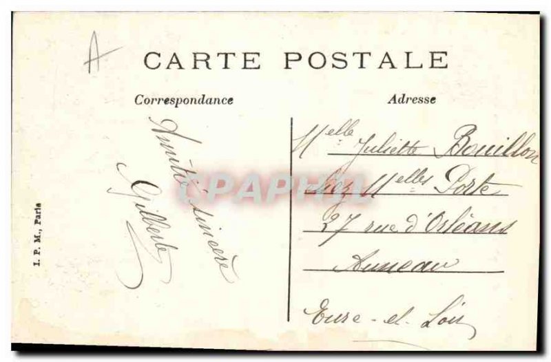 Postcard Old Epernon E and L Monument Mobile