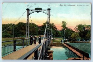 Bad Oeynhausen North Rhine-Westphalia Germany Postcard Bridge on the Siel 1908