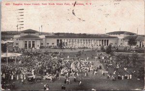 Empire State Court New York State Fair Syracuse New York Vintage Postcard C208