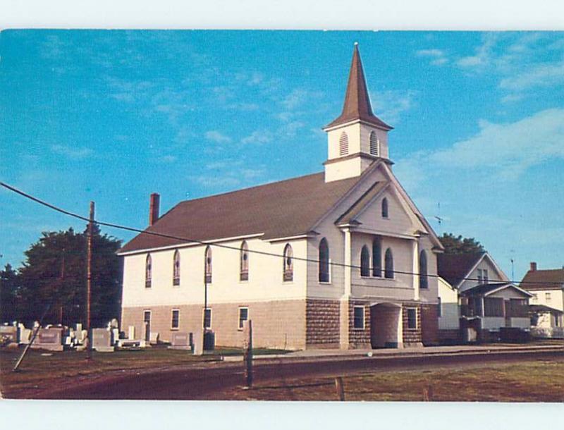 Unused Pre-1980 CHURCH Smith Island - Near Ewell & Crisfield Maryland MD G3333