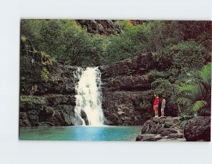 Postcard Waimea Falls, Waimea Falls Park, Haleiwa, Hawaii