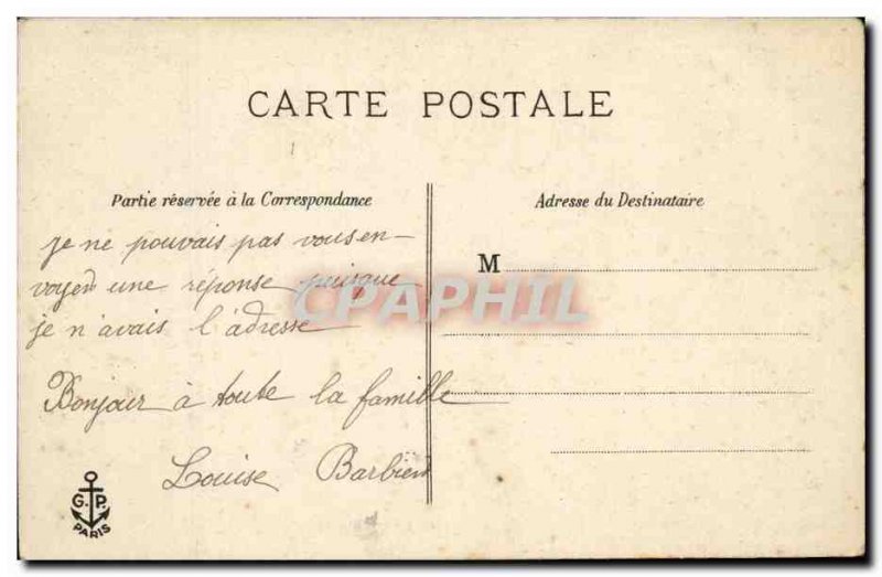 Fancy Old Postcard From La Pommeraye they bring you these flowers and all my ...