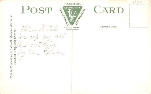 Wayside Inn Luzerne, New York Postcard