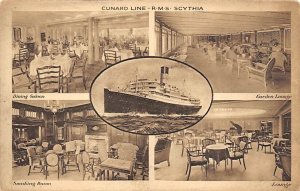 RMS Scythia Cunard Line Ship Unused 