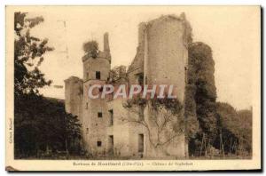 Old Postcard From Around Montbard Chateau De Rochefort