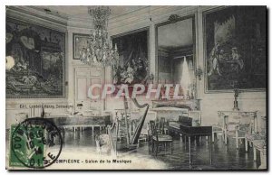 Postcard Old Chateau de Compiegne Music Fair