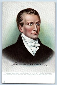 c1905 James Monroe Fifth President Of The United States Portrait Tuck Postcard