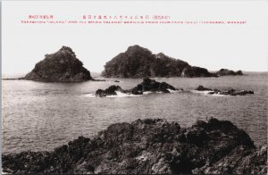 Japan Tokushima Island Ina Shima Vintage Postcard C051