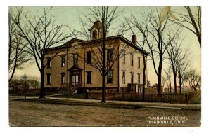 CT - Plainville. Plainville School circa 1911