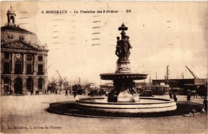 CPA Gironde BORDEAUX La Fontaine des 3-Graces (982522)