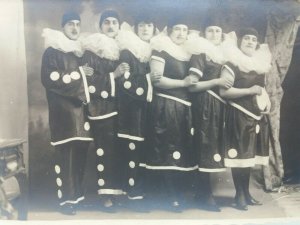 Group of Performers Mardi Gras Buch Hage Germany 1924 Vintage Postcard