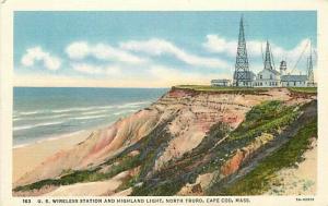 MA, Cape Cod, Massachusetts, U.S. Wireless Station, Highland Light, Curteich