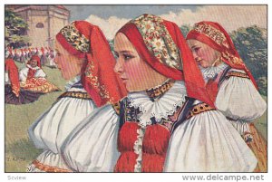 Czecho-Slovak National Costumes , PU-1920