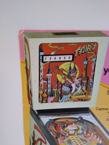 Fairy Pinball Flyer 1976 Rare Playmatic Spain Promo Fantasy Artwork 8.25 x 11.5