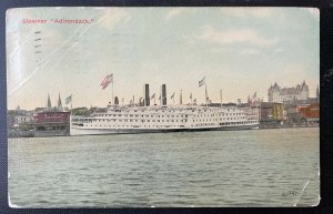 Vintage Postcard 1913 Steamer Adirondack