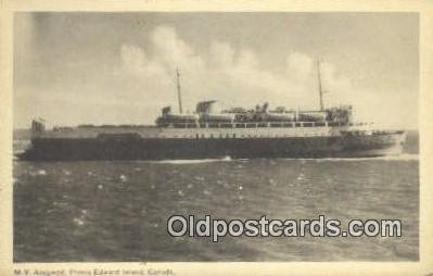 MV Abegwett Prince Edward Island, Canada Steam Ship Unused light wear close t...