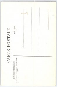 Vintage Geneva St-Pierre Cathedral Interior Black & White Postcard