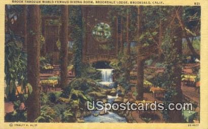 Dining Room, Brookdale Lodge - California CA  