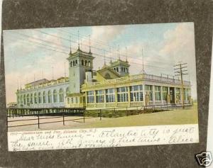 ATLANTIC CITY NJ 1906 AUDITORIUM PIER und/b Postcard