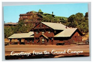 Vintage 1950's Postcard Greetings From The Grand Canyon - Welcome Lodge