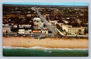 JH3/ Delray Beach FLorida Postcard Chrome Birdseye View 93