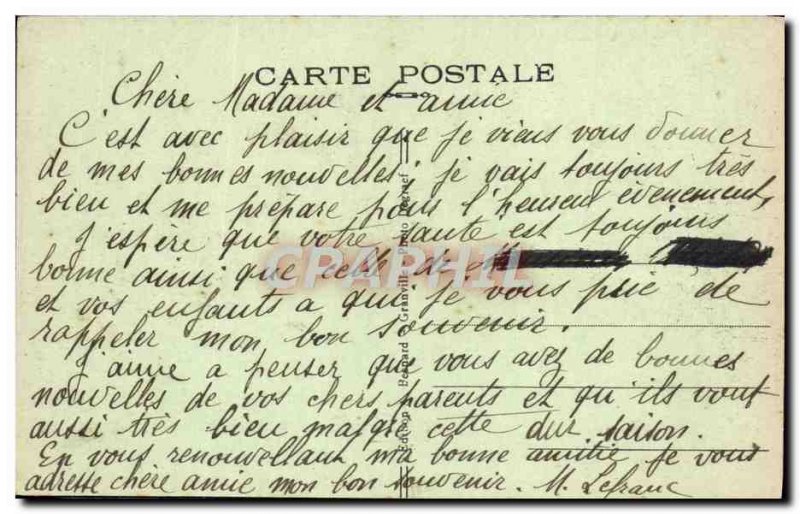Old Postcard Granville Le Plat Gousset