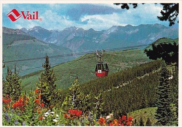 Wild Flowers And A Panoramic View Of The Gore Range Awaits Riders Of Vail's G...